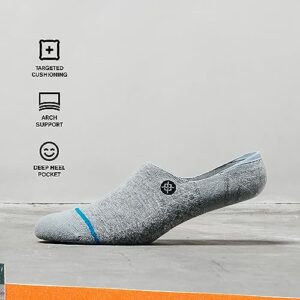 Stance No Show Gamut 2 Socks [3 Pack] (Medium, Grey Heather)