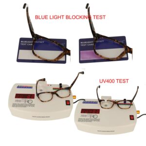 MAGIC JING Blue Light Blocking Computer Gaming Glasses Anti Glare UV Protection Rectangle Eyeglasses For Men And Women (Tortoise)