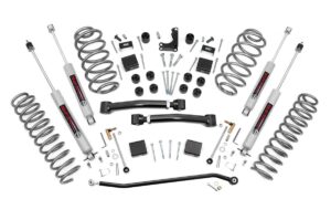 rough country 4" x-series lift kit for 99-04 jeep grand cherokee wj | v6-639p