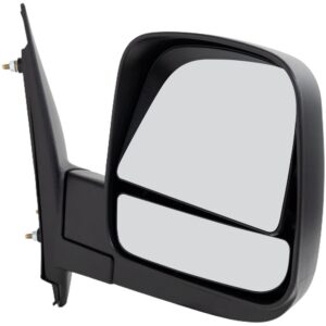 Kool-Vue Mirror Compatible with 2008-2021 Chevrolet Express 3500, 2008-2021 Express 2500, Fits 2008-2021 GMC Savana 3500 & 2008-2021 Savana 2500 Passenger Side Manual Folding