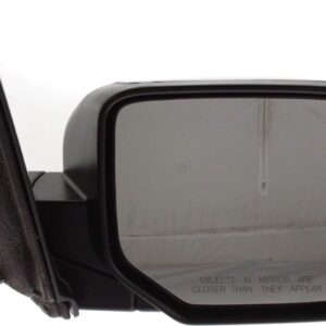 Kool-Vue Mirror Compatible with 2009-2015 Honda Pilot Passenger Side Manual Folding, Heated, Paintable, Power Glass