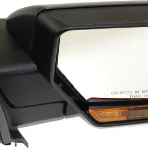 Kool-Vue Mirror Compatible with 2007-2010 Ford Expedition Passenger Side With Heated, Manual Folding, Puddle Light FO1321363