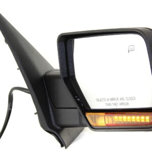 Kool-Vue Mirror Compatible with 2007-2010 Ford Expedition Passenger Side With Heated, Manual Folding, Puddle Light FO1321363