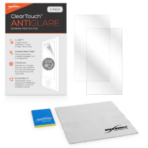 BoxWave Screen Protector Compatible with CAT S48C - ClearTouch Anti-Glare (2-Pack), Anti-Fingerprint Matte Film Skin for CAT S48C
