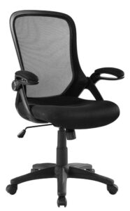 modway assert mesh adjustable swivel computer desk office chair in black