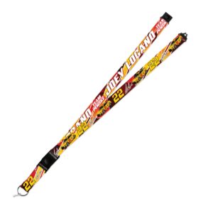 rico industries nascar auto racing joey logano #22 penzoil 2022 18" x 1" premium unisex-adult safety breakaway lanyard, black