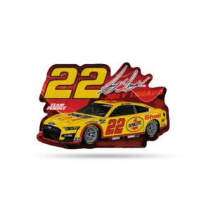 rico industries nascar racing joey logano #22 penzoil soft felt pennant - ez to hang - home décor (game room, man cave, bed room)