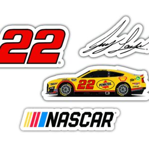 Joey Logano #22 NASCAR Cup Series 4 Pack Laser Cut Decal