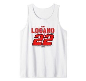 nascar - joey logano - flag tank top