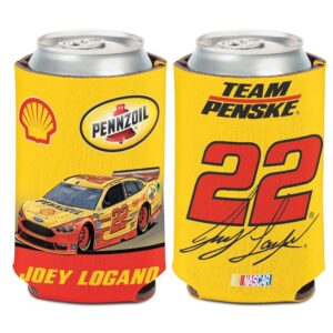 wincraft nascar joey logano 78263015 can cooler, 12 oz