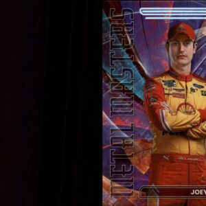 2023 Donruss Racing Metal Masters Holographic #6 Joey Logano S199 Shell-Pennzoil/Team Penske/Ford Official NASCAR Trading Card (Stock Photo Shown, Near Mint to Mint Condition)