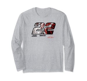 nascar - joey logano - laser long sleeve t-shirt