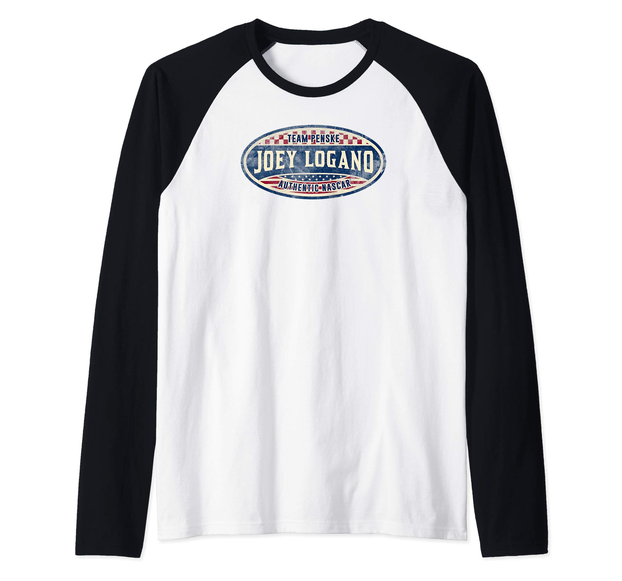 NASCAR - Joey Logano - Vintage Raglan Baseball Tee