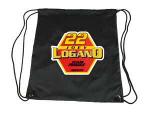 r and r imports joey logano #22 nascar cinch bag with drawstring new for 2022