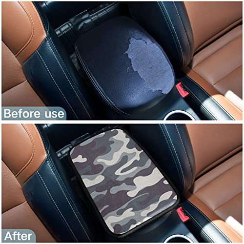 litebear Auto Center Console Pad Car Armrest Seat Box Cover Protector Universal Fit Blue Navy Cerulean M