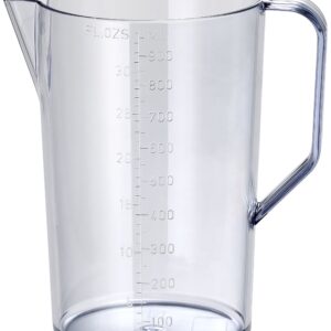 Bamix 1000ml Graduated BPA-Free Blending Pitcher with Handle Jug – Practical and Durable Container – Perfect Accessory to Immersion Blenders – Freezer, Microwave, and Dishwasher Safe