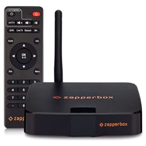 zapperbox m1 atsc 3.0 ota tuner & dvr with 4k, hdr, and channel guide (single tuner)