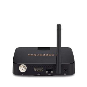 ZapperBox M1 ATSC 3.0 OTA Tuner & DVR with 4K, HDR, and Channel Guide (Single Tuner)