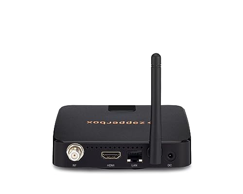 ZapperBox M1 ATSC 3.0 OTA Tuner & DVR with 4K, HDR, and Channel Guide (Single Tuner)