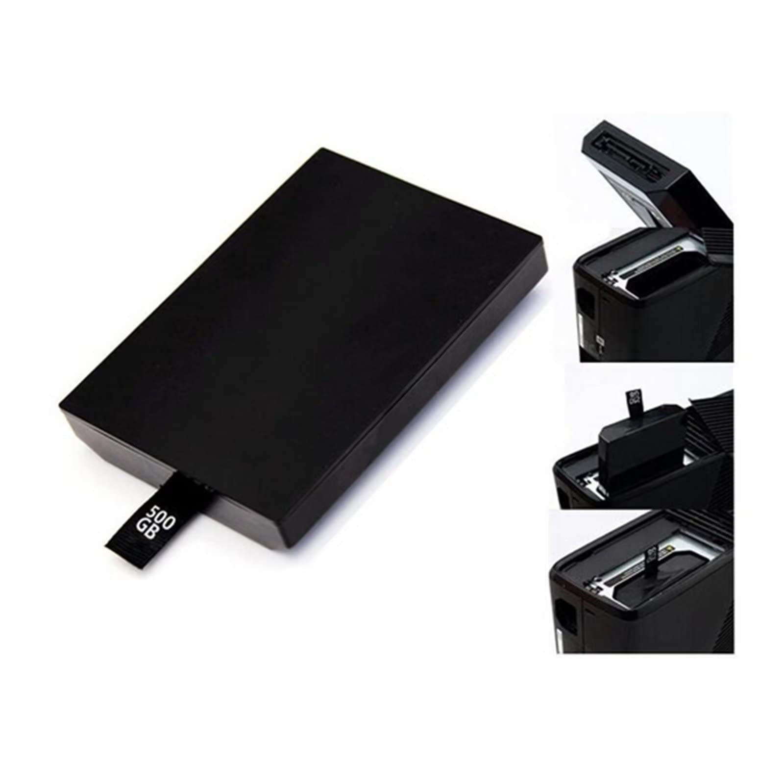 Gxcdizx 500GB Internal HDD Hard Drive Disk for Xbox 360 Slim Xbox E Games