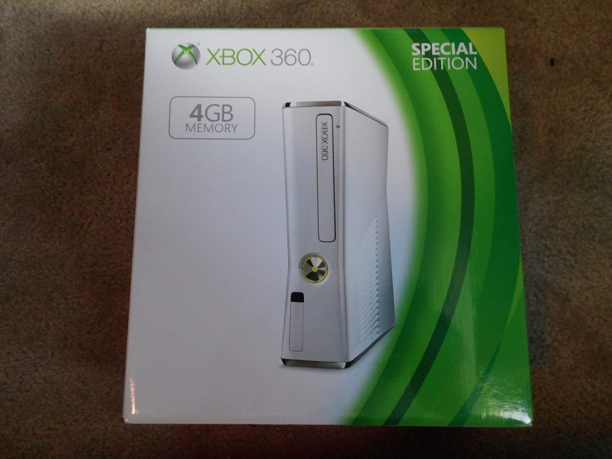 Xbox 360 S White - 4GB (Renewed)