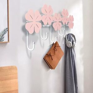 ULTRAWAVE Coat Rack Wall Mount Entrance Door Rear Porch Hanging Hanger Wall Hanging Key Hook Wall Creative Clothes Hook Rack Bathroom Coat Rack Coat Hooks (Color : A)