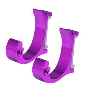 Zerodeko 6 Pcs Clothes Hooks Dolphin Hooks Coat Hook Multi-Function Hook Single Robe Hook Towel Hooks Dolphins Shape Hook Bags Detachable Hook up Bearing Coat Hanger Door Hook Purple