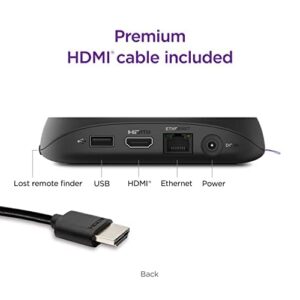 Roku Ultra 2022 4K/HDR Streaming Device and Roku Voice Remote Pro with Rechargeable Battery, Hands-Free Voice Controls, Lost Remote Finder, and Private Listening (Renewed)