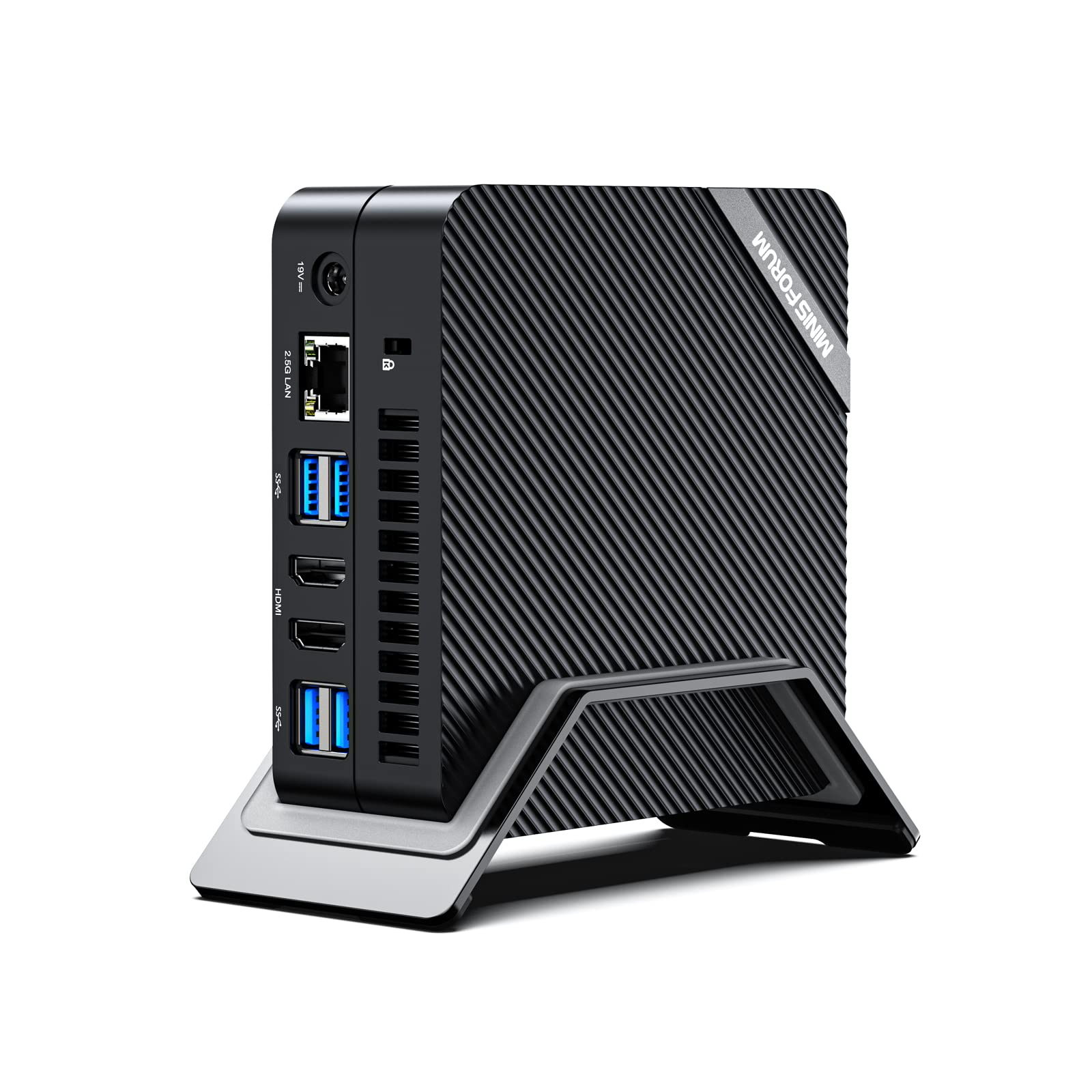 MINISFORUM Venus Series UM773 Lite Mini PC AMD Ryzen 7 7735HS Barebones Desktop Computer, No RAM No SSD, 2.5Gbps LAN, 2X4K HDMI, 1X8K USB4 Output, Radeon 680M Graphics Micro PC