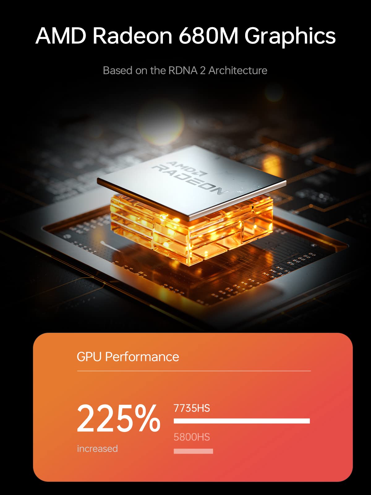 MINISFORUM Venus Series UM773 Lite Mini PC AMD Ryzen 7 7735HS Barebones Desktop Computer, No RAM No SSD, 2.5Gbps LAN, 2X4K HDMI, 1X8K USB4 Output, Radeon 680M Graphics Micro PC