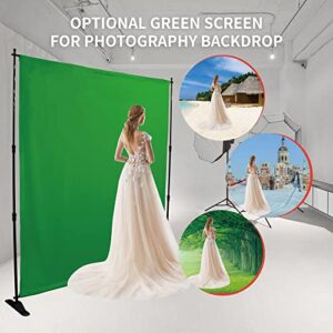 Displayfactory 10 X 8 Ft Banner Stand Backdrop Step and Repeat Display Adjustable Backdrop Stand Telescopic Display Stand for Trade Show,Photo Booth,Wall Exhibitor Background with Carrying Bag