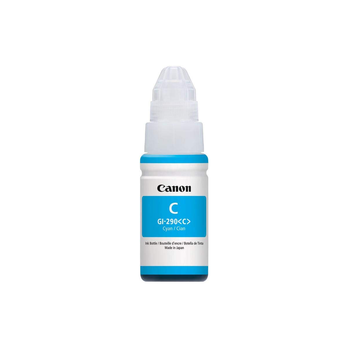 Canon GI-290 70ml Cyan Ink Bottle for MegaTank Printers, 2-Pack