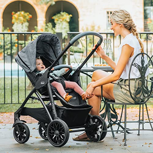 Chicco Corso Primo ClearTex Travel System - Aspen | Black