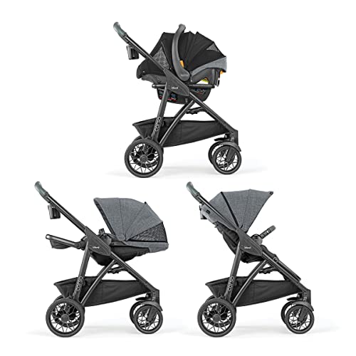 Chicco Corso Primo ClearTex Travel System - Aspen | Black