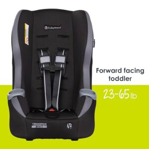 Baby Trend Trooper 3-in-1 Convertible Car Seat, Dash Black