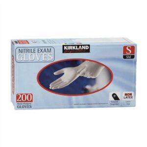 Kirkland Signature Nitrile Gloves, Box of 200 COUNT, SMALL