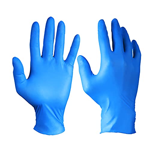 PEIPU Nitrile Gloves Disposable Gloves(Small, 100-Pack)，Powder Free, Cleaning Service Gloves, Latex Free