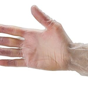 Disposable Plastic Vinyl Clear Gloves (Small, 100, Count)