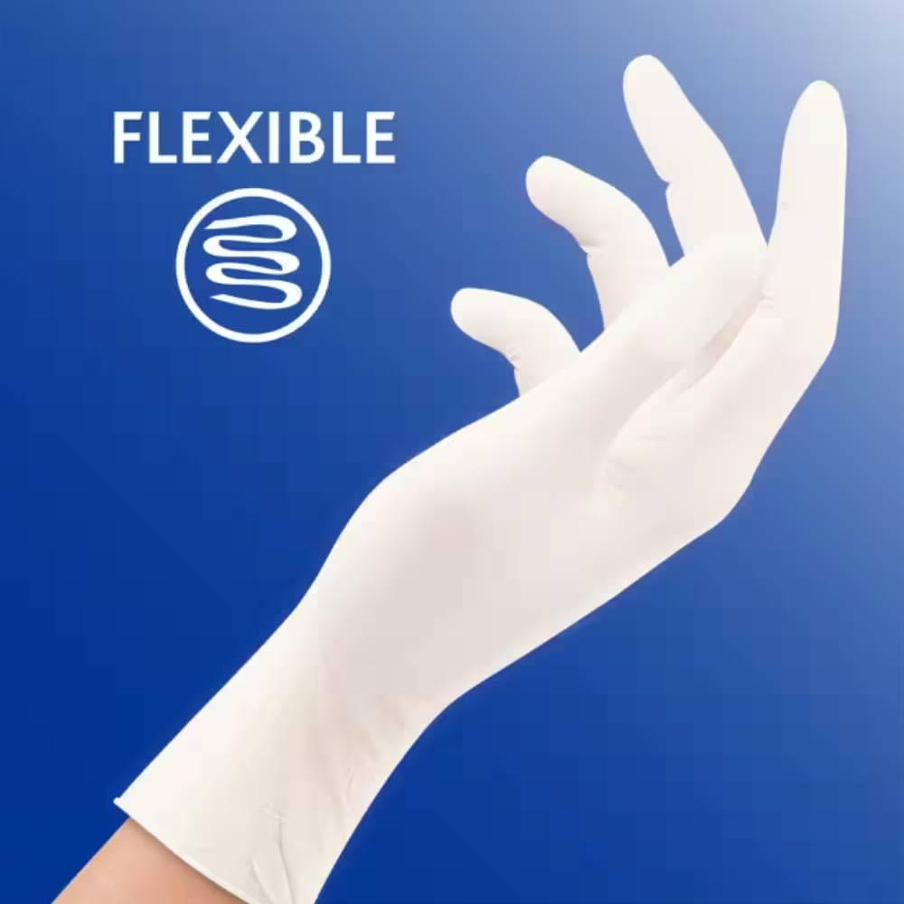 PLAYTEX Multi-Purpose White Latex Gloves, 1-Size Fits Most 60 Count (Pack of 1)