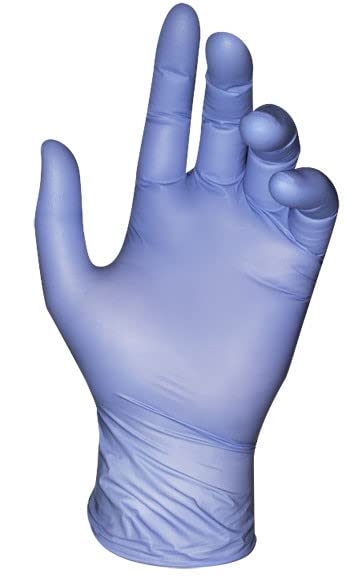 Angenex A35 Blue Nitrile Exam Gloves (100, Large)