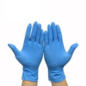 Disposable Gloves for Kitchen & Cleaning, Latex Free, 100 Count Disp. 100 Pcs for Food Prep, Cleaning Gloves, Piece