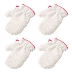 ccuuhj 2 pairs microfiber dusting gloves washable reusable cleaning mittens gloves kitchen dishwashing glove for women (2 pair)