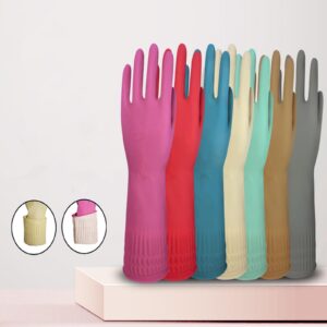 Car Wash Cleaning Latex Extended Women's Household Housekeeping Gloves Durable Waterproof Non Slip Dishwashing Gloves