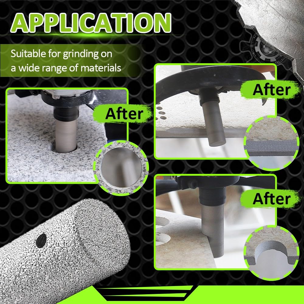 FACHLICH 25mm Diamond Milling Bits for Porcelain Ceramic Marble Granite Existing Holes Enlarging Shaping