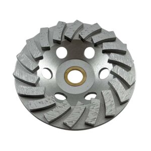 5" diamond grinding wheels for concrete or masonry, 18 turbo economy segments, 30/40 grit, medium bond, 7/8"-5/8" arbor