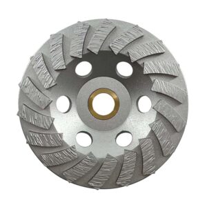 5" Diamond Grinding Wheels for Concrete or Masonry, 18 Turbo Economy Segments, 30/40 Grit, Medium Bond, 7/8"-5/8" Arbor