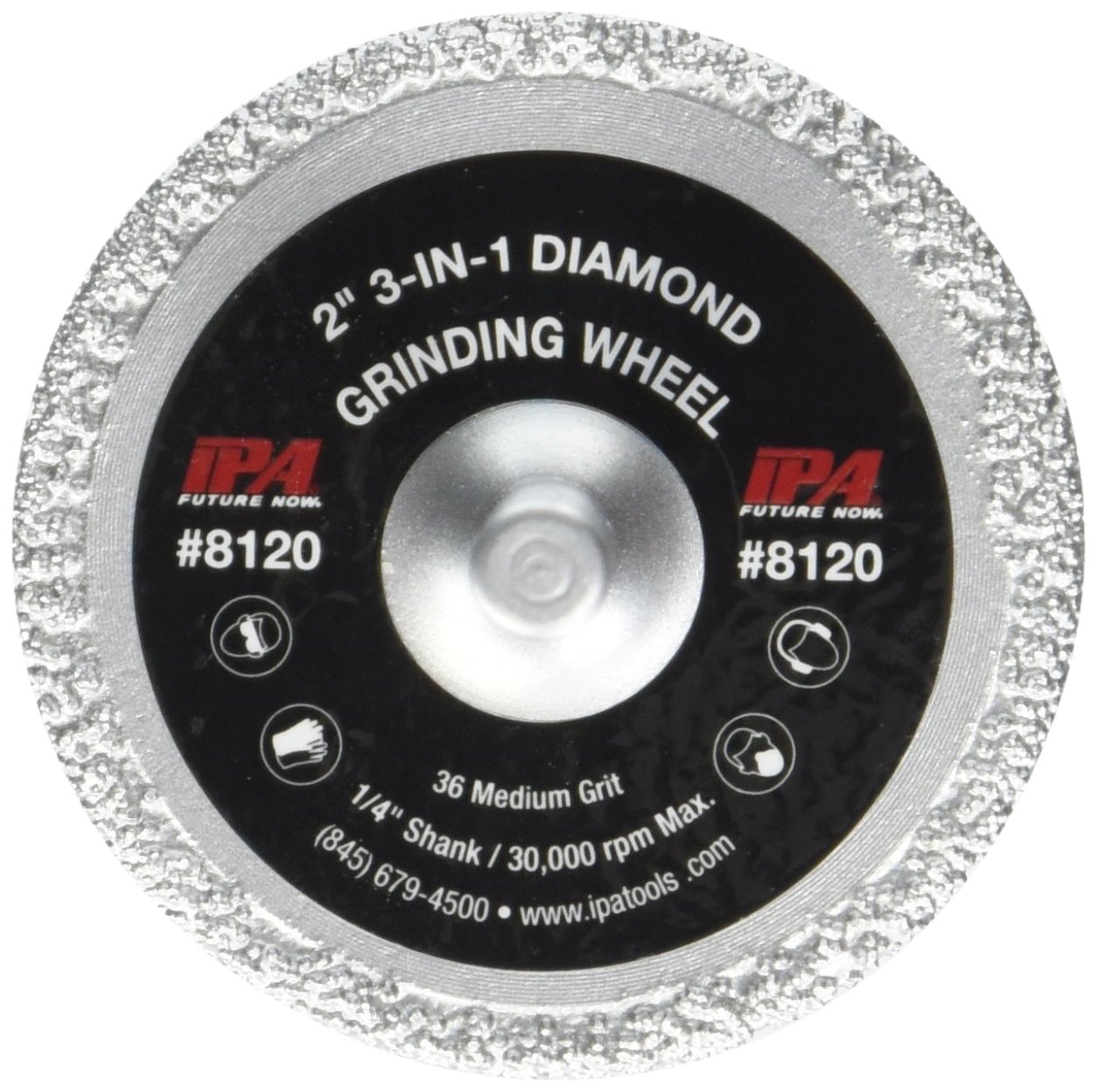 Innovative Products Of America - 2 3-In1 Diamond Grinding Wheel (8120), One Size