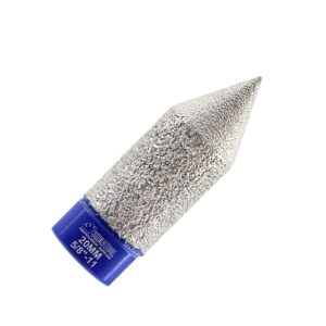 SHDIATOOL Diamond Beveling Chamfer Bits 4/5 - Inch for Enlarge Porcelain Tile Marble Ceramic Granite Milling Bits for Angle Grinder 20mm