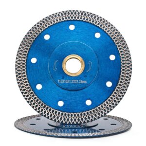 tiledurepro 2pc/lot 4.5" tile saw blade super thin diamond blade porcelain cutting disc wheel for angle grinder
