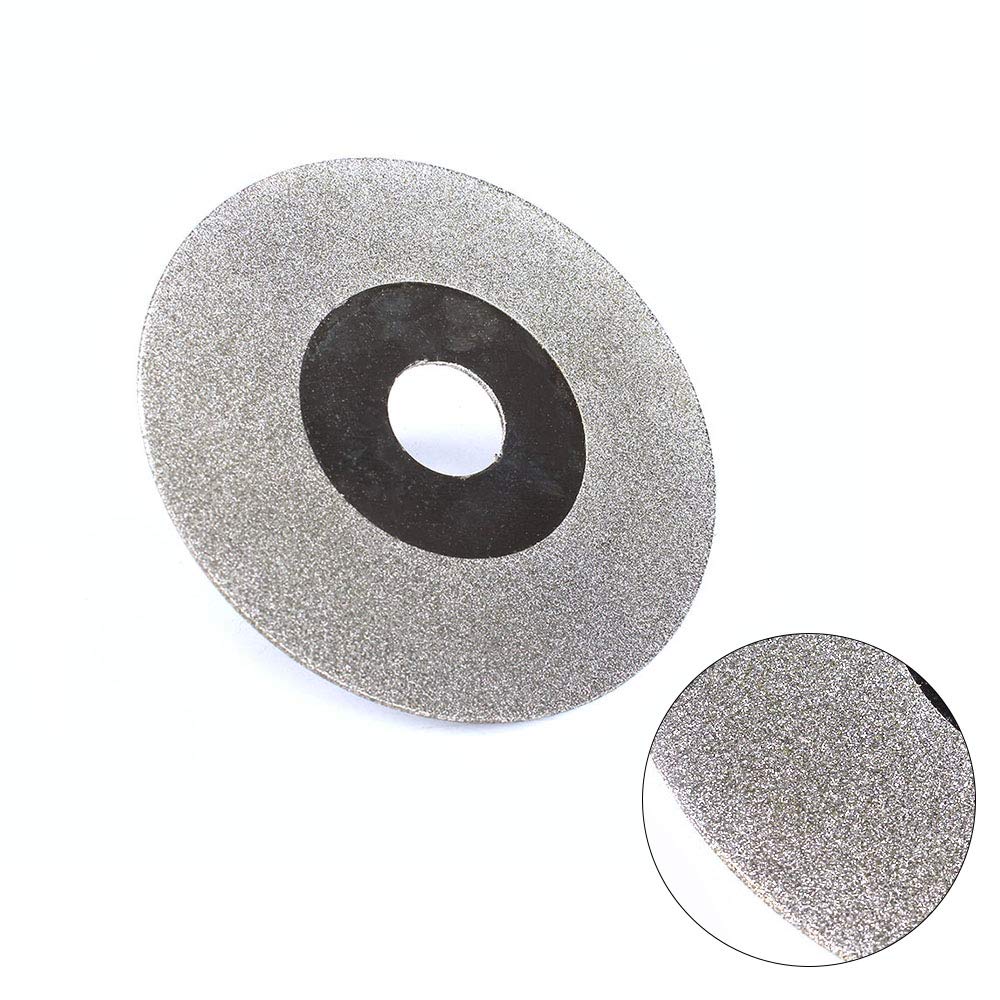 4 inch Double Side Diamond Grinding Wheel Cut Off Wheel Abrasive Wheel Flat Lap Disc 150 Grit for Grinding Glass Stone Ceramics